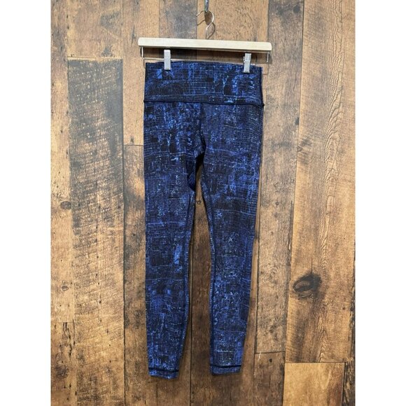 Lululemon Wunder Under Hi-Rise Tight 28" City Lights Multi Sz 6 EUC - Picture 2 of 6